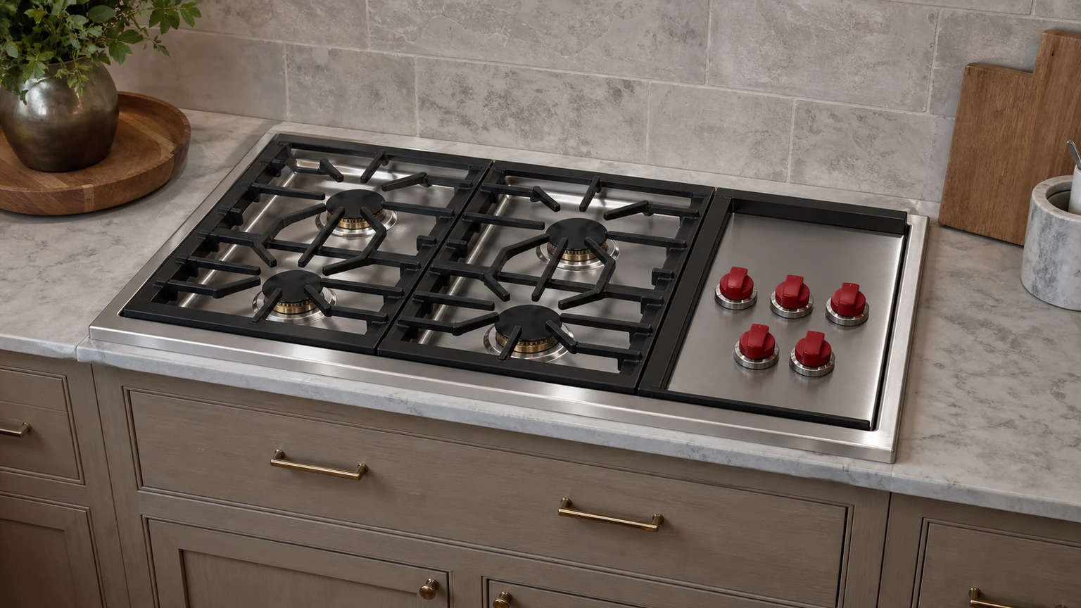 Built-in cooktop diagnostic visit in the service area